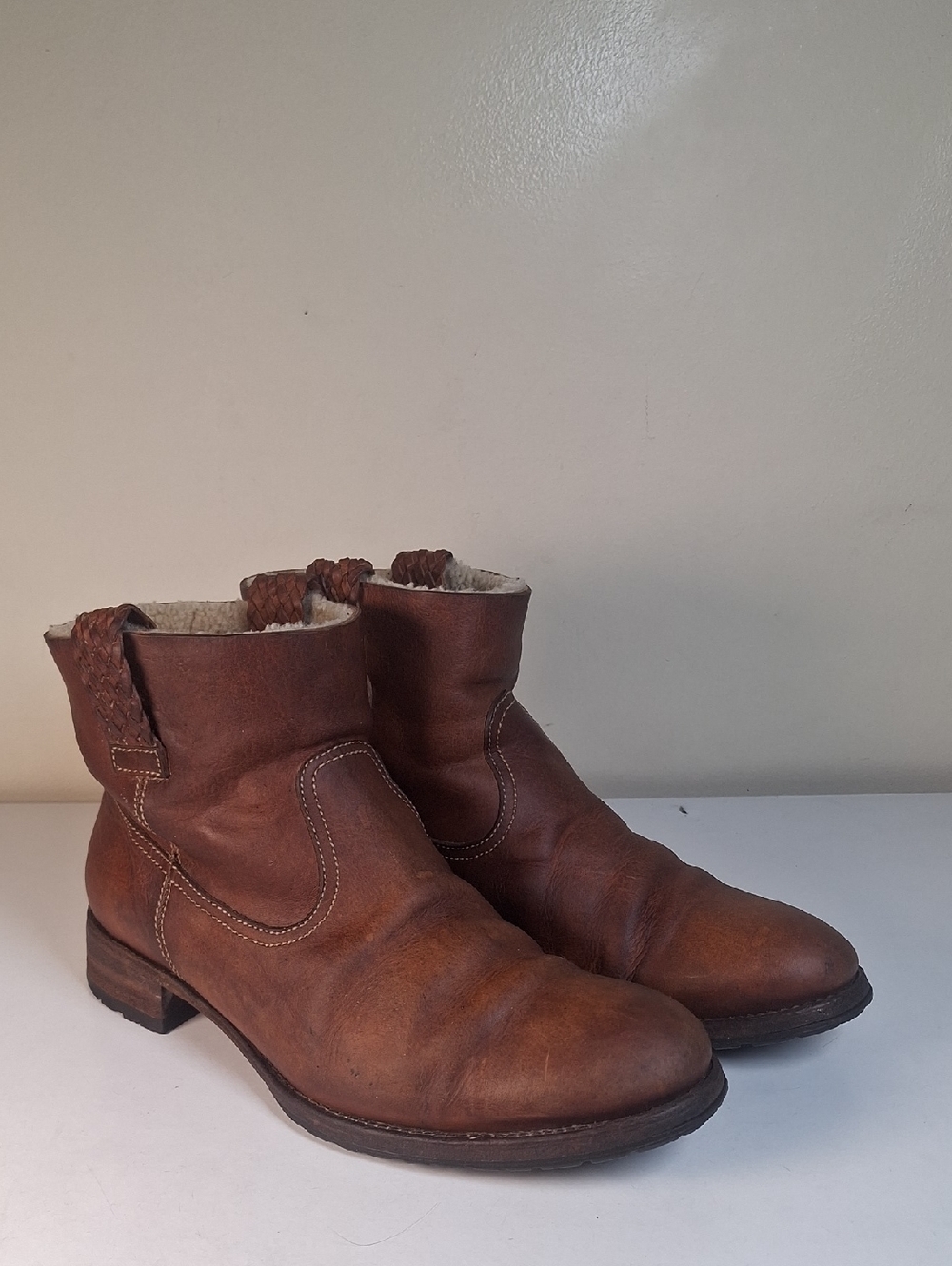 N.D.C. made by hand Sherpa Lined Brice Ankle Boot Size EU 39 - Picture 3 of 13
